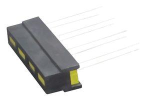 L-133CB/4YDT - PCB INDICATOR, 5-FOLD 4x YELLOW 588NM. 10 kpl:n erä.10.- Euro
