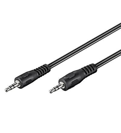 50430/AVK119-500 - 3.5mm stereo plug-plug. Pituus 5m-