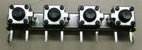 Tact switche - 4x Pienoispainikkeet