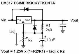 LM317/KA317  - Säädettävä 1,2..37V 1.5A TO-220