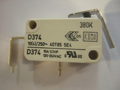 CHERRY-D374 - Sulkeutuva 10(4)A/250VAC