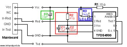 IrDA -MODULI/TFDT4000 - TFDT4000=TFDU4100=TFDT4500