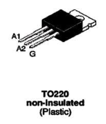 T1612MH - T1612MH Triac 16A 600V TO-220