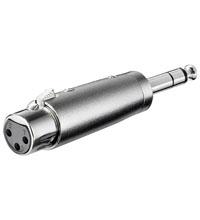 27514 - 3 pin XLR jack > 6.35 mm stereo plug