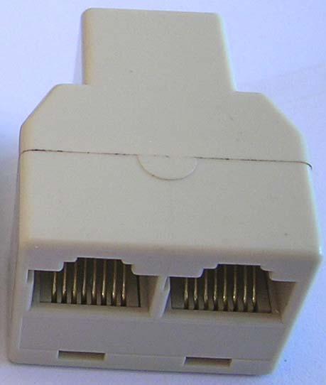 LAN MODULAR 02 8 PIN - RJ45-haaroitin, 3X naaras