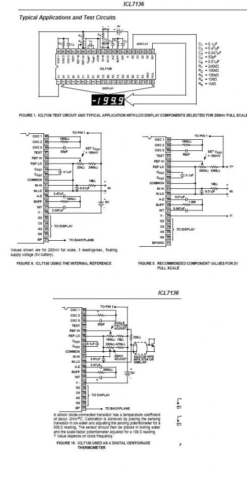 3 1/2 LCD Display - 3.5 -numeron LCD. Koko (lasi) n. 51x31mm. Type: VI-303-DP-RC