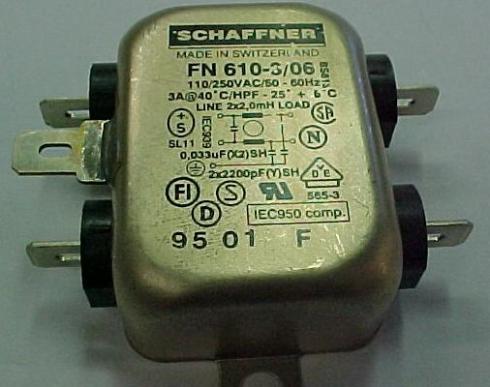 SCHAFFNER250V-3Amp. -