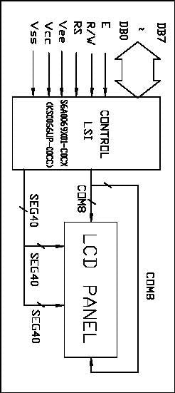 TM161ABA6 - 1x16 LCD-moduuli.