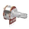 Hiilipot. 10 kohm lin - 0.1 watt 6mm akseli, mutteri/pk-kiinnitys-