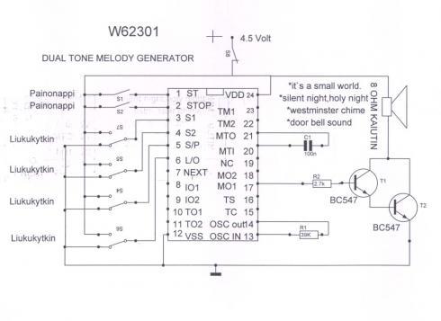 W62301 - W62301 - 4 MELODIA PIIRI