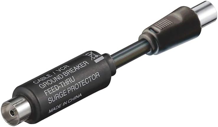 67228 - Galvaaninen erotin (vaippavirta-erotin ) antennijohtoon. Väri: musta.