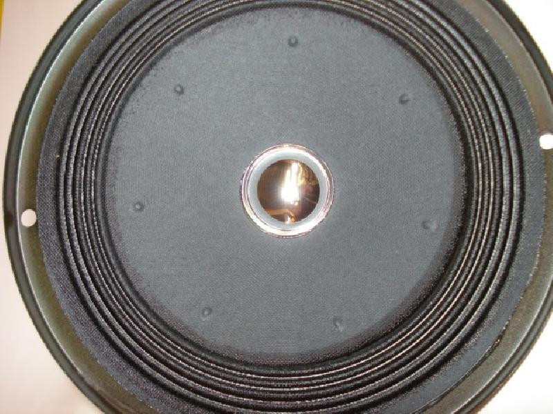 Philips 6.5". - Model AD70808/W8. Pahvikartio jäykällä ripustuksella. Impedanssi 8 ohm. Tehonkesto muutamia ( ? ) watteja, lähinnä kannettavan radion tms. soittimen basso/keskiääni. Kehyksen halk. n. 160mm. NOS.