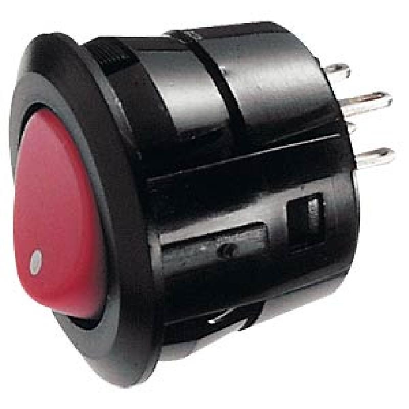 Miyama 3A 250V - Pyöreä keinukytkin. Made in Japan.