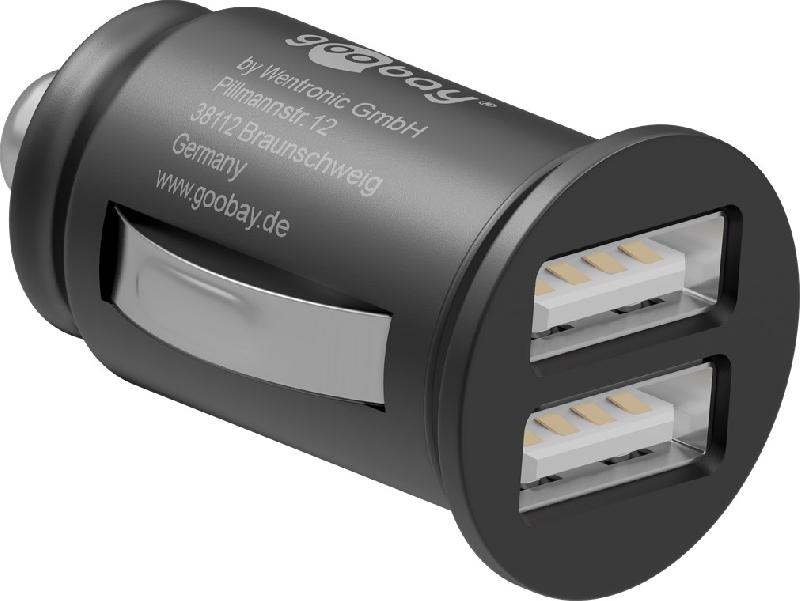 USB-laturi 2.4A - Kahdella ulostulolla.