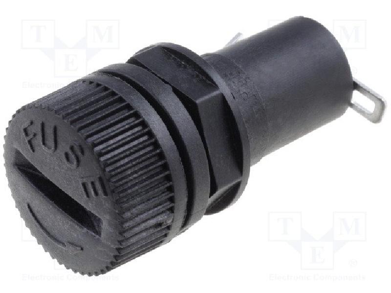 Stelvio sulakepidin - Sulakepesä 5x20mm sulakkeelle. Max 10A.