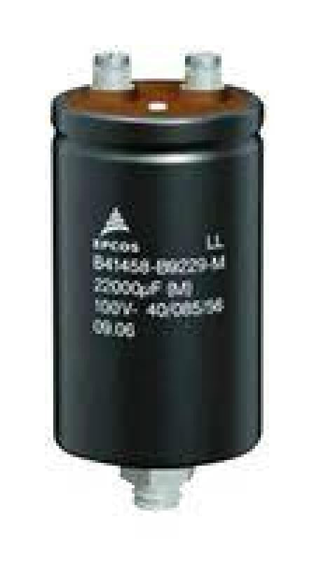 27000 uf 40 V - EPCOS Huippuluokan suotokonkka B41458-S7279-M1. DC: 11.08 s