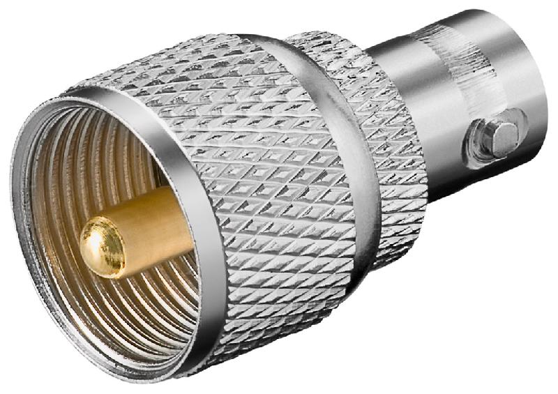 BNC-naaras/ UHF-uros - Kullatut kontaktit.