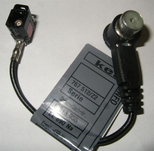 767512-Z2 auton antenni-adapteri, mm. BMW. ISO/FAKRA - Tuotekuva
