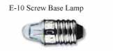 E-10 SCREW MINI LAMP 3.8V 300MA - Tuotekuva
