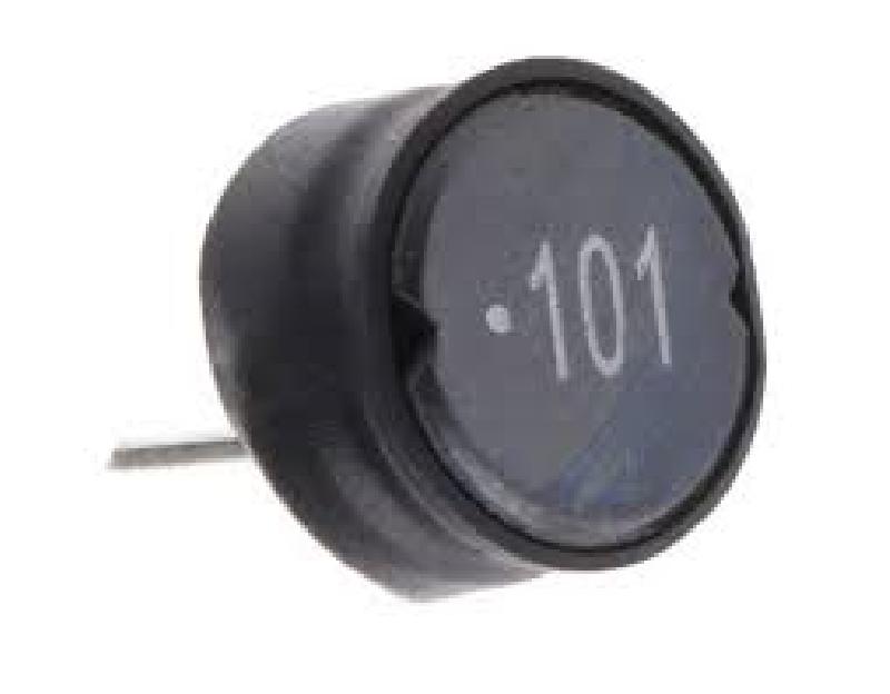 100µH Unshielded Wirewound Inductor 1.1A 1Ohm Max Radial, Vertical Cylinder  - Tuotekuva