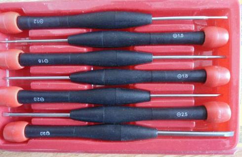 SC0705-TALTTA - RUUVIMEISSELISARJA 1.2mm, 1.5mm, 1.6mm, 1.8mm, 2.0mm, 2.5mm, 3.0mm