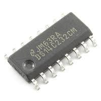 DS14C232CM - DS14C232 - Low Power +5V Powered TIA/EIA-232 Dual Driver/Receiver, Package: Soic Narrow, Pin Nb=16
