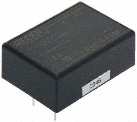 RAC15-24SB - Schaltnetzteile AC/DC 90-264Vin 24V625m out