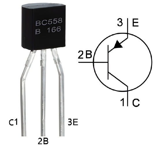 BC558 - PNP 30V 200mA