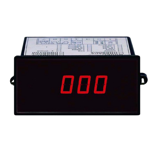 DR99DCV - DC LED-PANEELIMITTARI, 199.9 mV - 1000 V, 5 ranges.