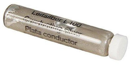 KEMO L100 - Johdinhopea. Sähköä johtava maali, 3g.
