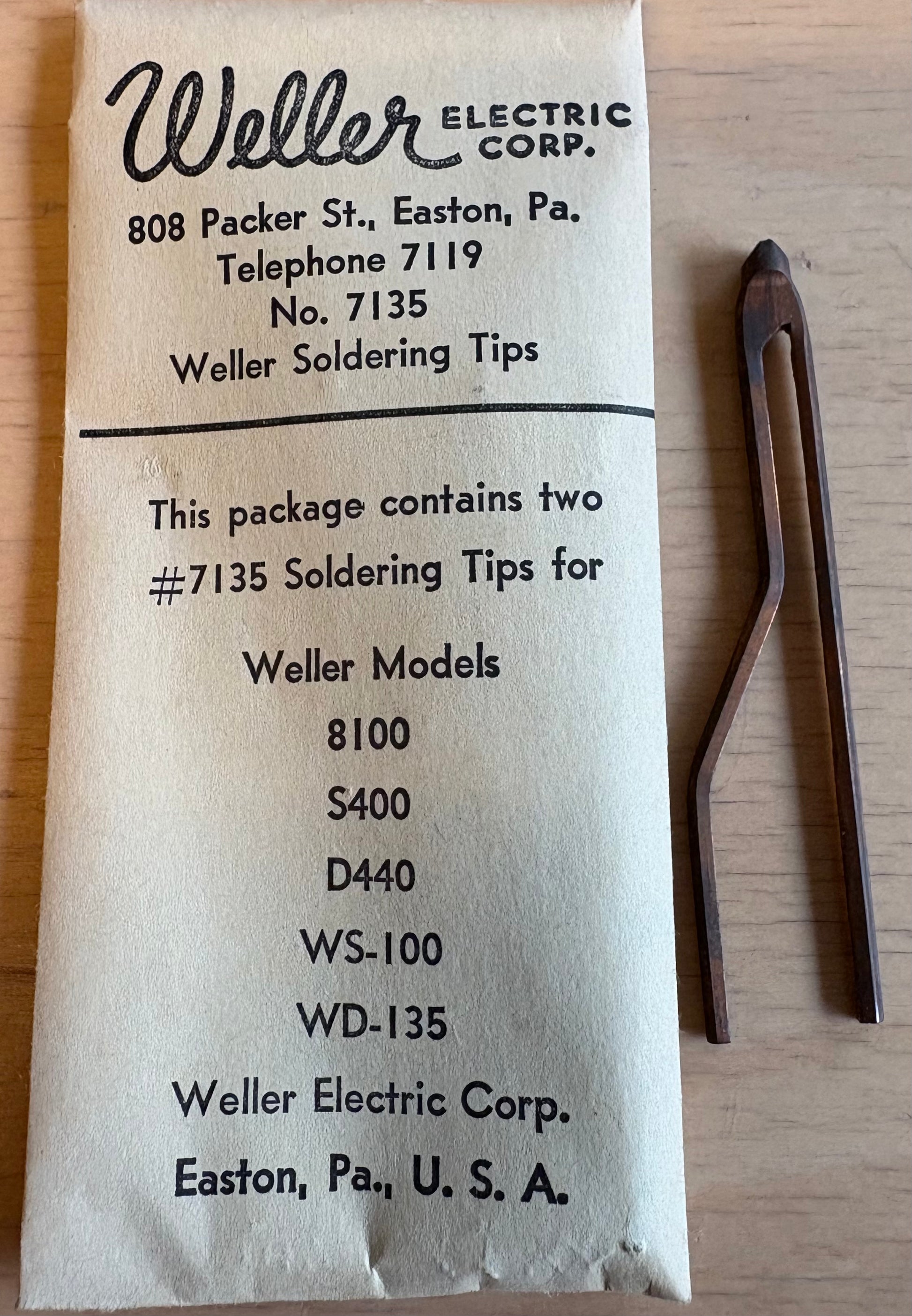 Weller Tip Weller Tips No. 7135
